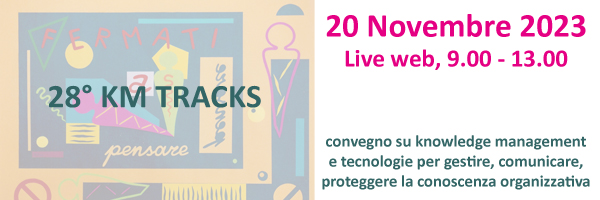 28° KM TRACKS (20/11/2023, ore 9.00-13.00 - Live web)
