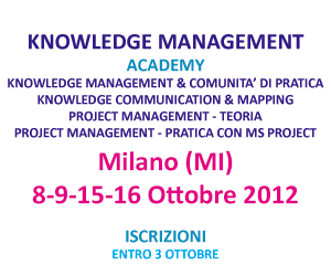 KNOWLEDGE MANAGEMENT ACADEMY